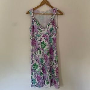 LOFT Midi Flower Dress